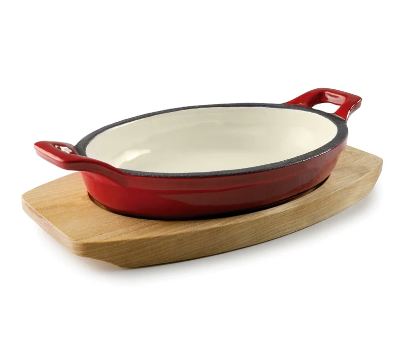 Mini caçarola oval LACOR vermelho Magma 25852