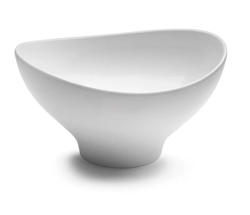 LACOR Taça oval Branca Clássica 63585