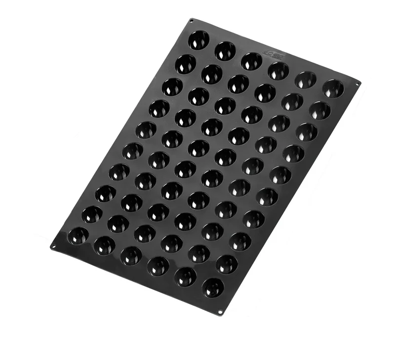 Molde semiesférico LACOR de 60 cavidades, preto 66747