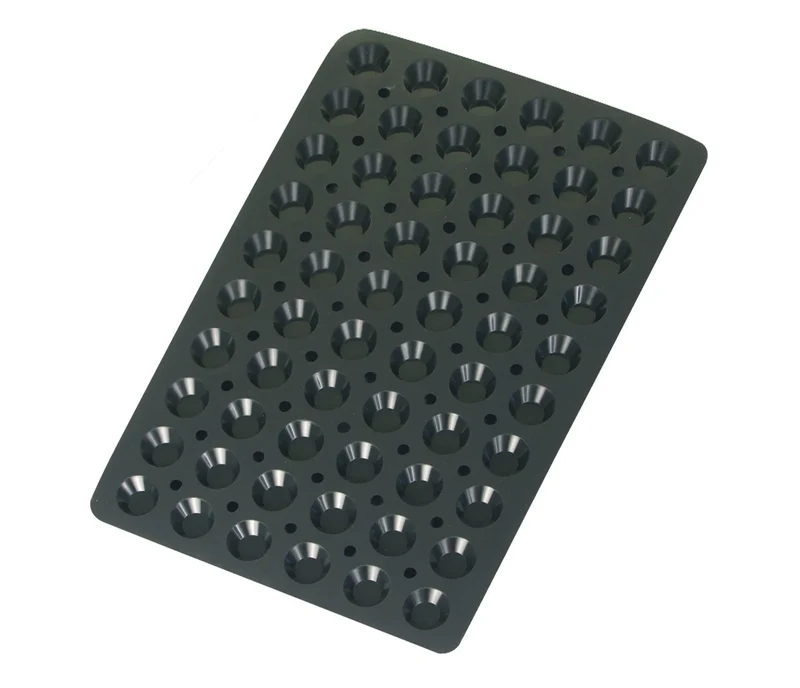 LACOR Molde de tartelete 60 cavidades Preto 66767