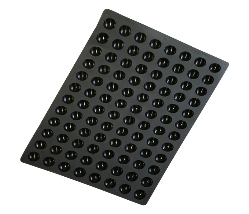 LACOR Molde semiesférico mini 96 cavidades Preto 66762