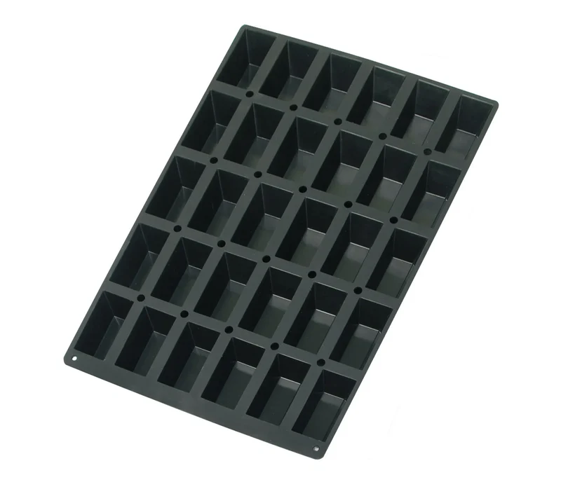 LACOR Molde para mini bolos 30 cavidades Preto 66769