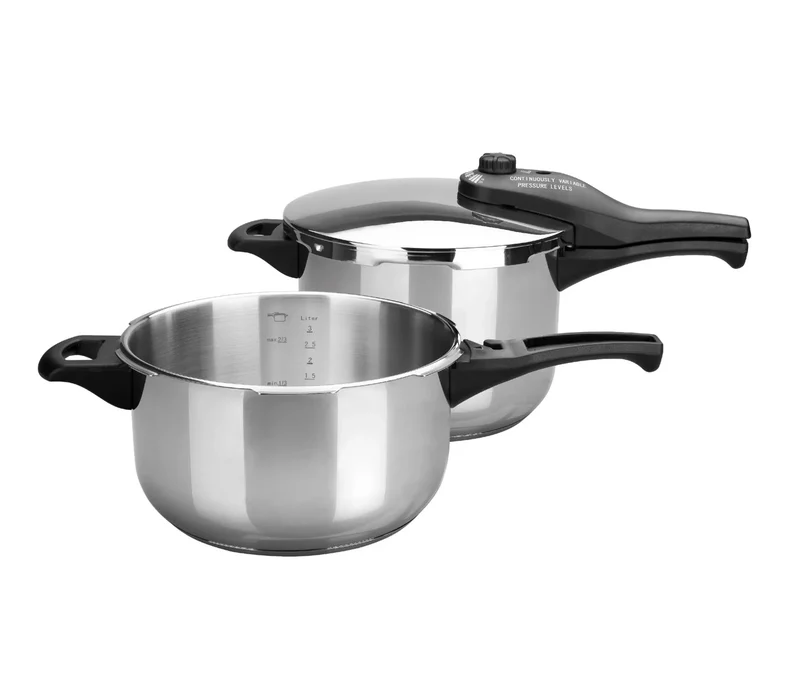 Conjunto de Panela de Pressão LACOR Tempo 71862