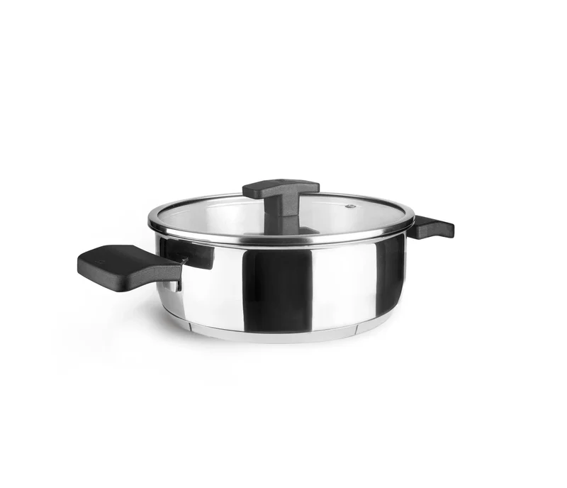 LACOR Panela com tampa de Pedra Calcária 80624