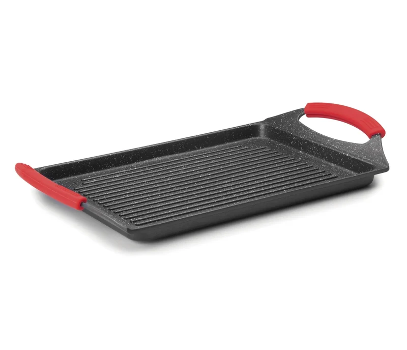 LACOR Plancha grelhador ranhurado Eco-Piedra 24134
