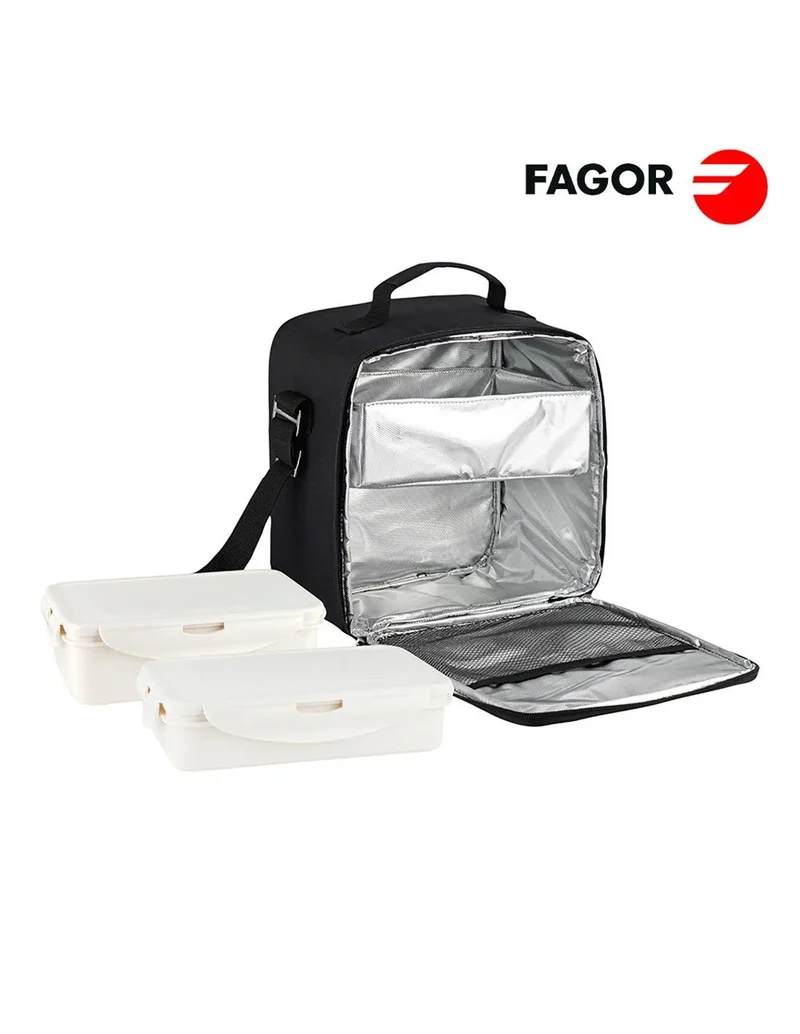 FAGOR Tappy Plus saco refrigerado + 2 recipientes de comida (0,8L + 0,8L)