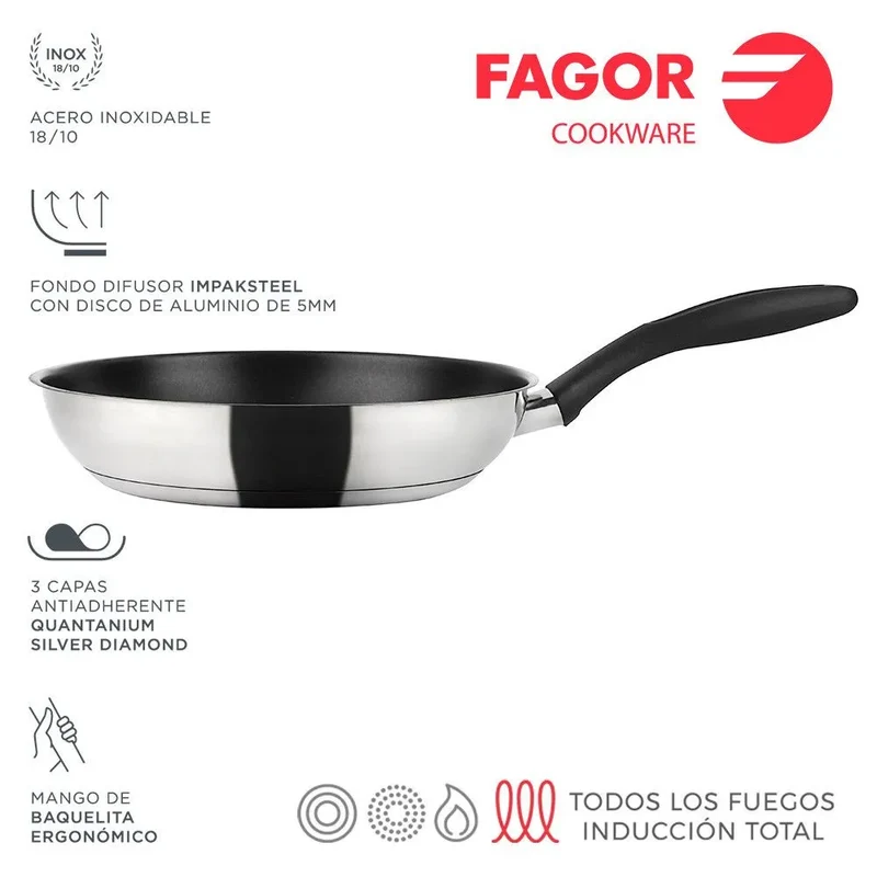FAGOR Frigideira INOXTHERM Ø26