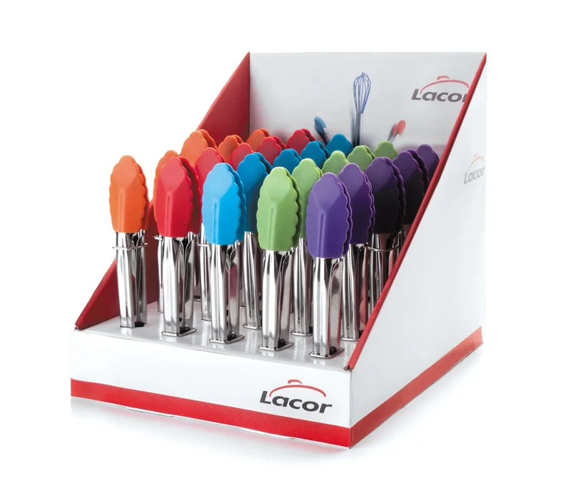 Conjunto de 25 pinças de silicone Colour 64434 da LACOR