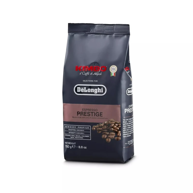 DeLonghi Cafe Kimbo Espresso em grão Prestige 65% Arábica 35% Robusta, 250 g