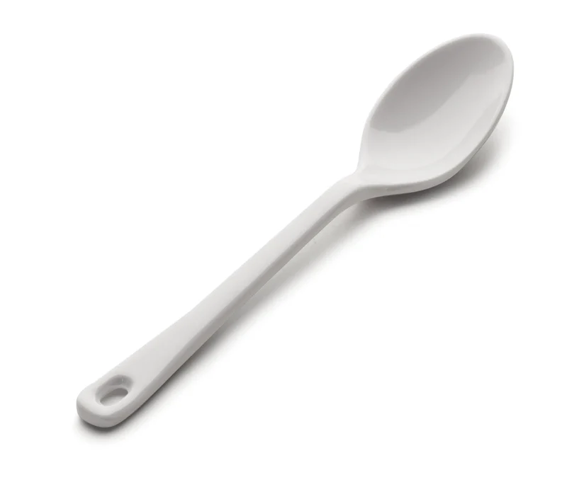 LACOR Colher Lisa Melamina Clássica 18cm Ref. 63600 - Resistente e Adequada para Máquina de Lavar Louça
