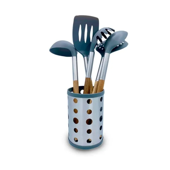 ALZA BOIS suporte de utensílios de cozinha em forma de cubo
