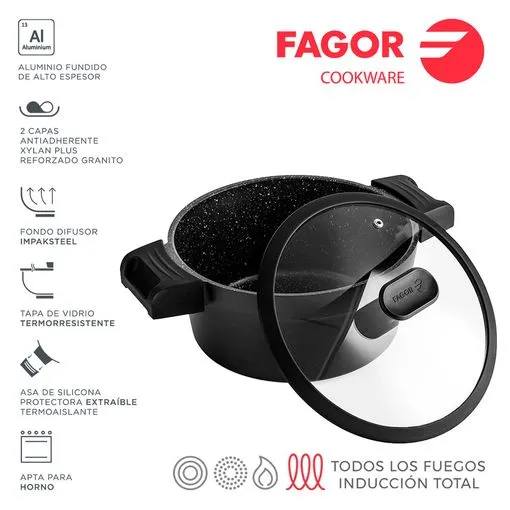 FAGOR Panela ALUTHERM + Tampa Ø24