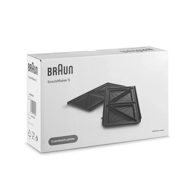 DeLonghi Placas para sanduíche Braun SnackMaker 5 AS00006838