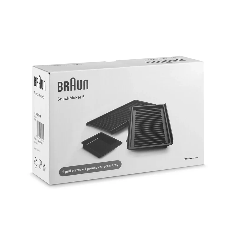 Placas de jogo Braun para sanduicheira SNACKMAKER 5 AS00006837