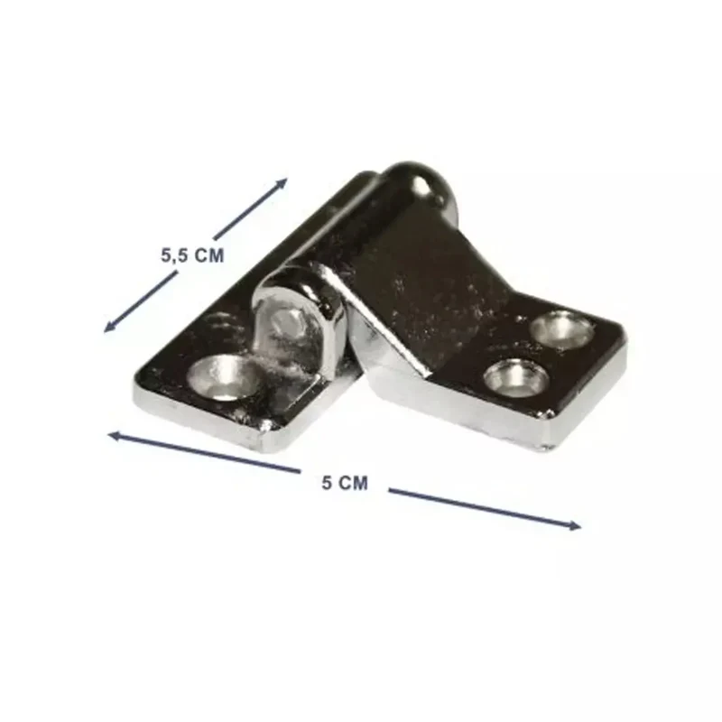 Dobradiça pequena universal para câmara frigorífica – 2 furos