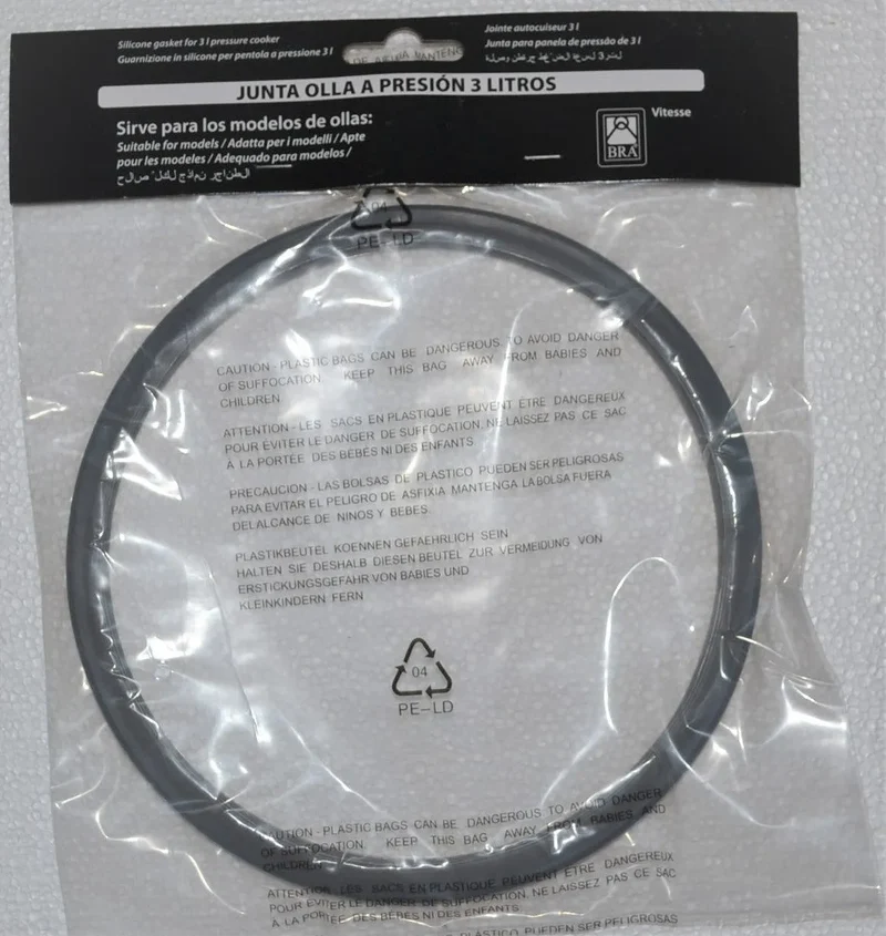 Junta para panela de pressão Bra / Monix Vitesse 3 litros 990933