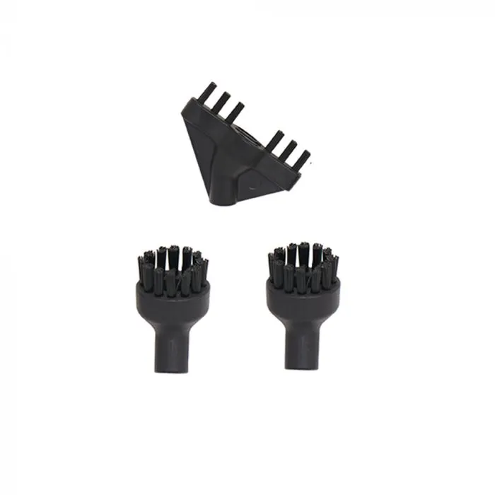 Conjunto de 3 escovas Polti PAEU0358 - 2 redondas + 1 para juntas para Vaporetto