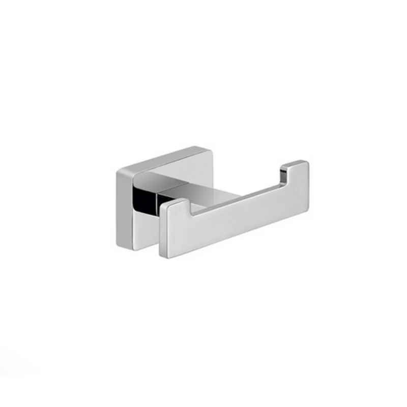 Gedy - Appendiabiti doppio a parete in Acciaio Inox Cromato Atena 4426