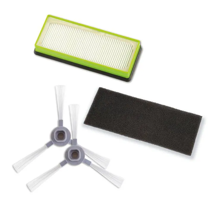 Conjunto de filtros e escovas laterais para o aspirador robô Rowenta X-Plorer ZR177002