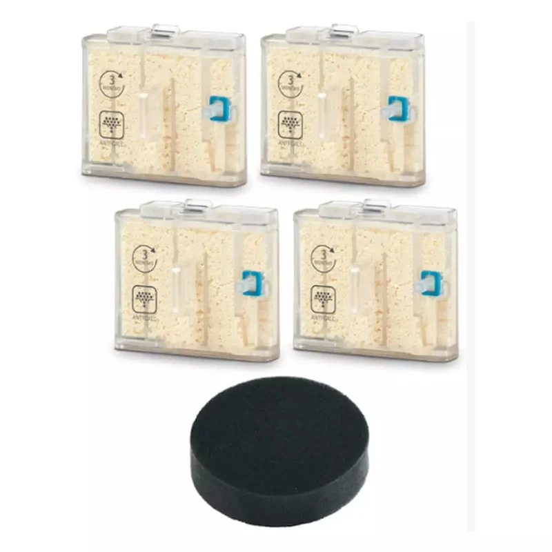 4 filtros de cartucho + 1 filtro aspirador Rowenta Vapor Clean & Steam Multi ZR850001