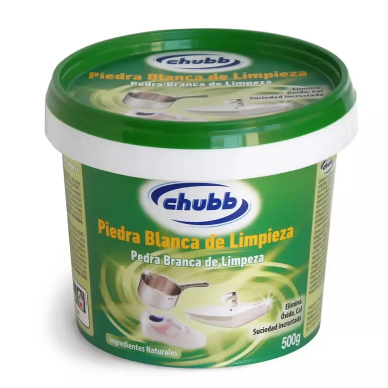 Pedra branca de limpeza Chubb