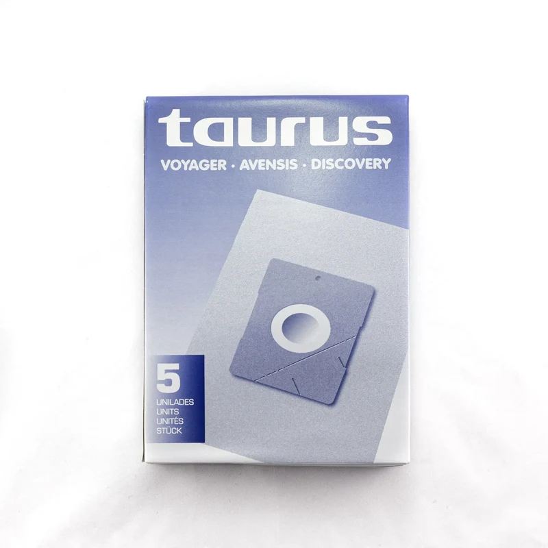 Pack de 5 sacos para aspiradores Taurus Voyager, Avensis e Discovery 090034000