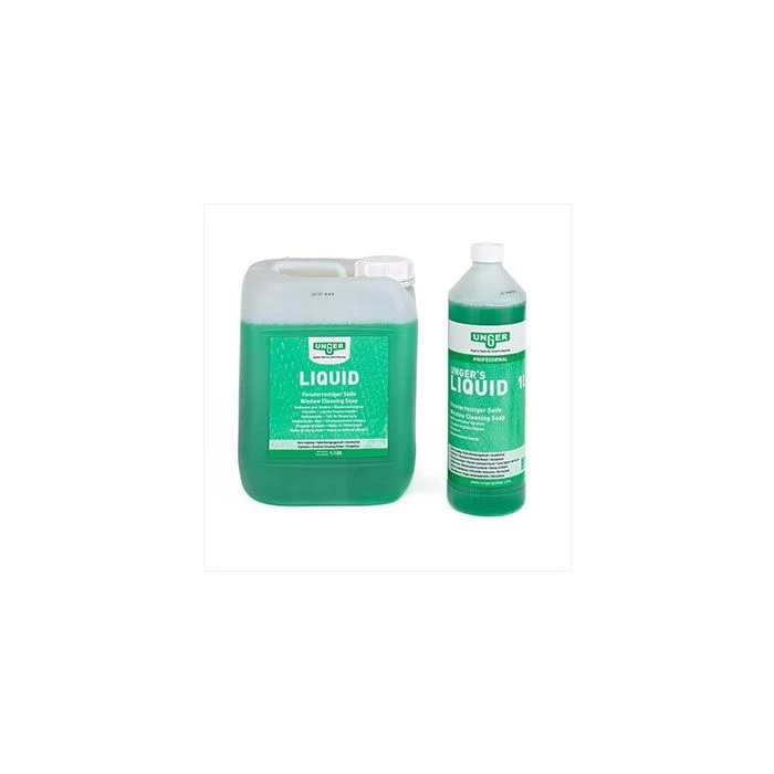Unger's Liquid Detergente Vetri Professionale lt 1 - Alta Resa e Zero Aloni