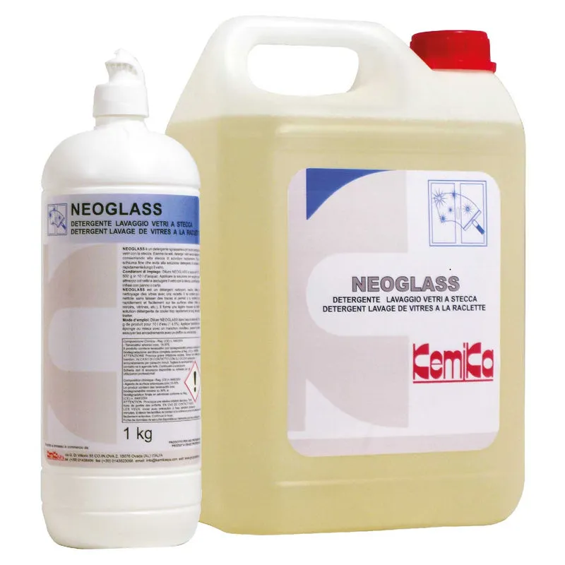 Neoglass Kemika Detergente per il lavaggio a stecca dei vetri