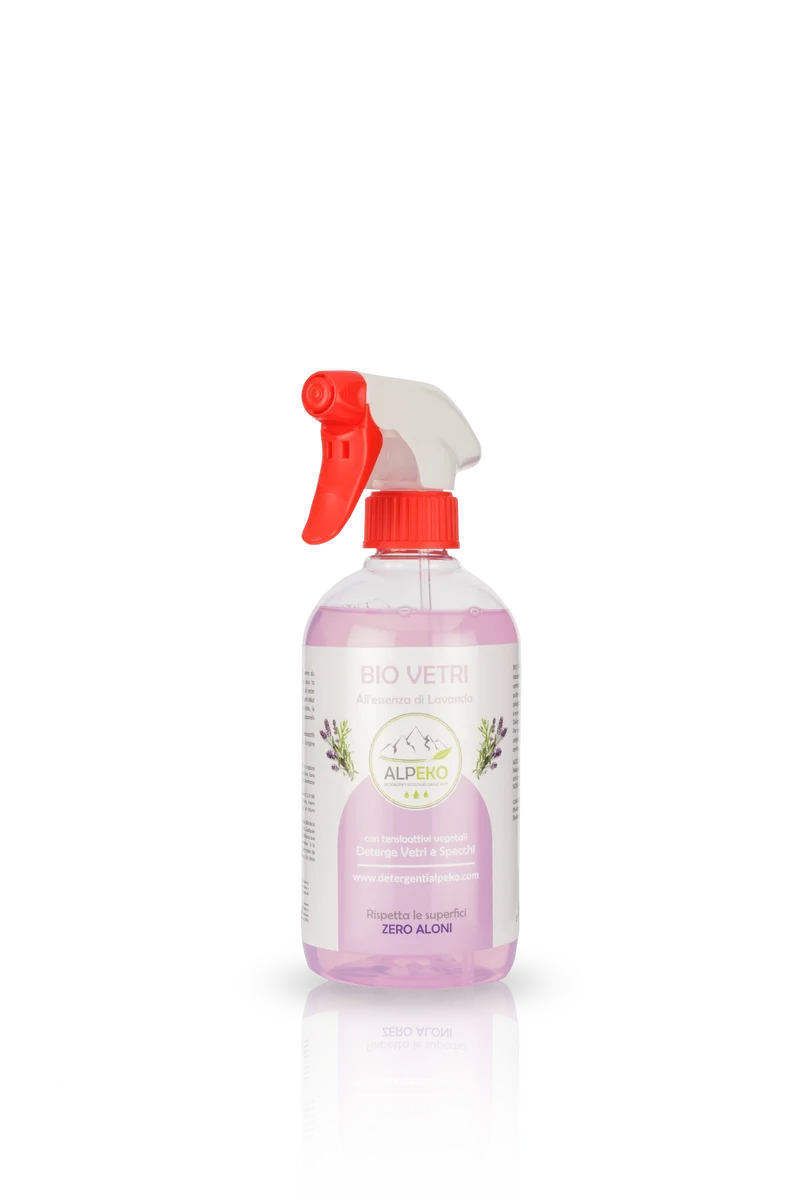 BIO VETRI LAVANDA Detergente vetri antistatico - 500 ml Alpeko
