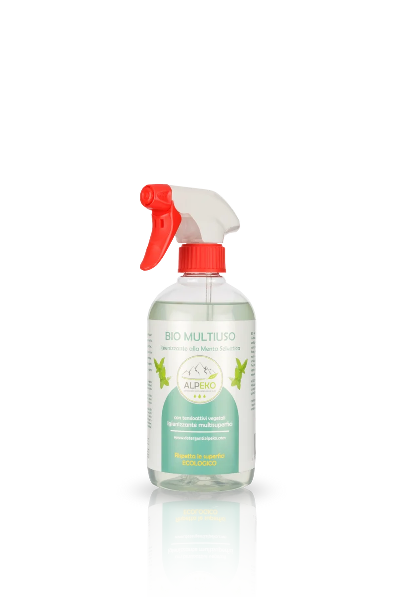 BIO MULTIUSO MENTA SELVATICA Detergente igienizzante superfici - 500 ml Alpeko