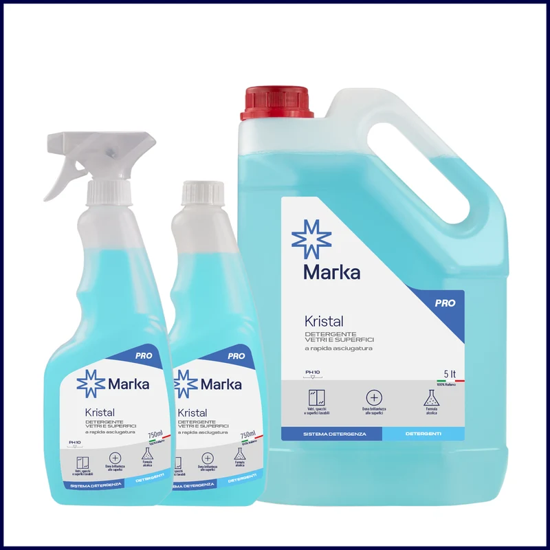 KRISTAL MARKA Detergente specifico per vetri, specchi