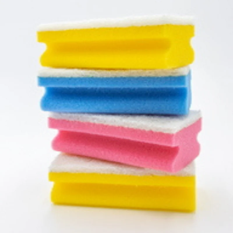 (16 Pezzi) Spugna 2 In 1 Clean&Wipe: Pulizia Delicata, Potere Doppio