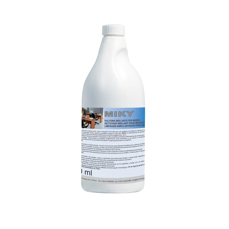 Miky 750ml Spray Lucidante Mobili e Acciaio - Pulizia e Protezione