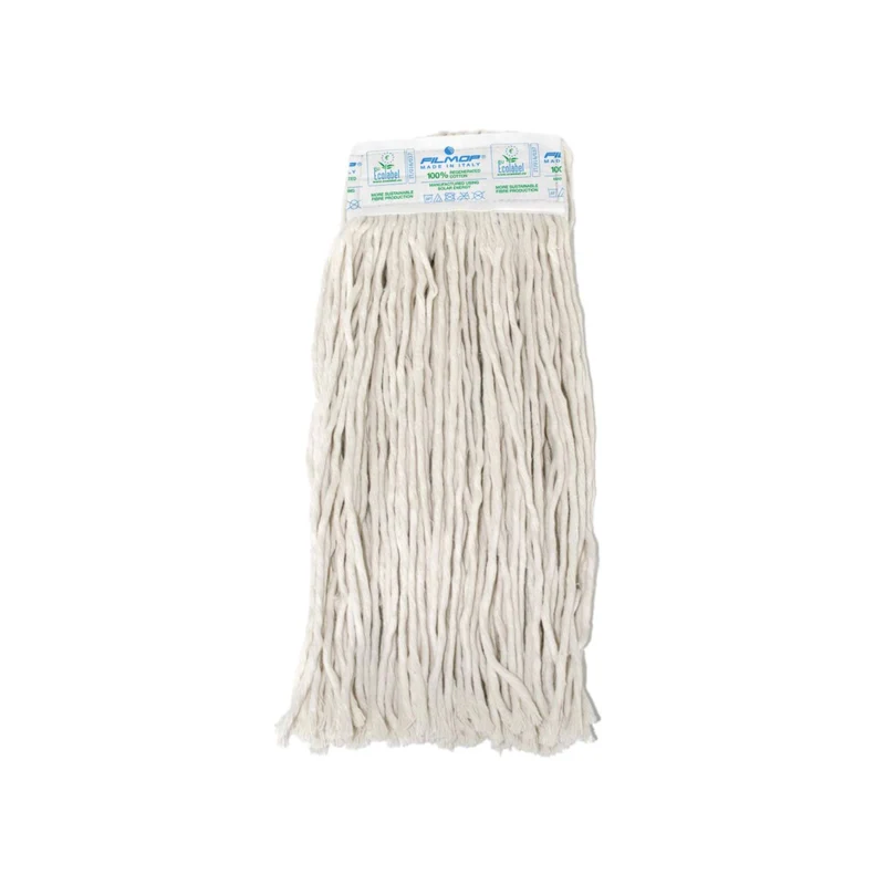 Mop Cotone Professionale Open-End 8cm Ecolabel