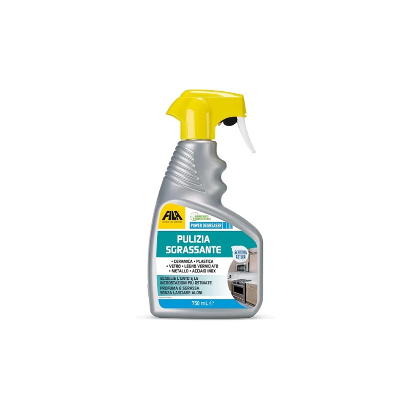 Fila - Power Degraeser ml.750 Pulitore sgrassante per ceramica, vetro, metallo, acciaio inox, ecc.