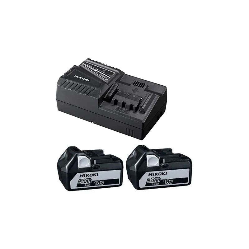 Kit 2 batterie 5 Ah e caricabatterie