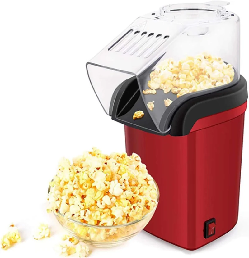 Cecaro Group - Mini Macchina per Popcorn Automatica Senza Olio
