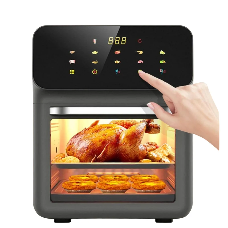Cecaro Group - Forno Friggitrice ad Aria 12L con Finestra Visibile