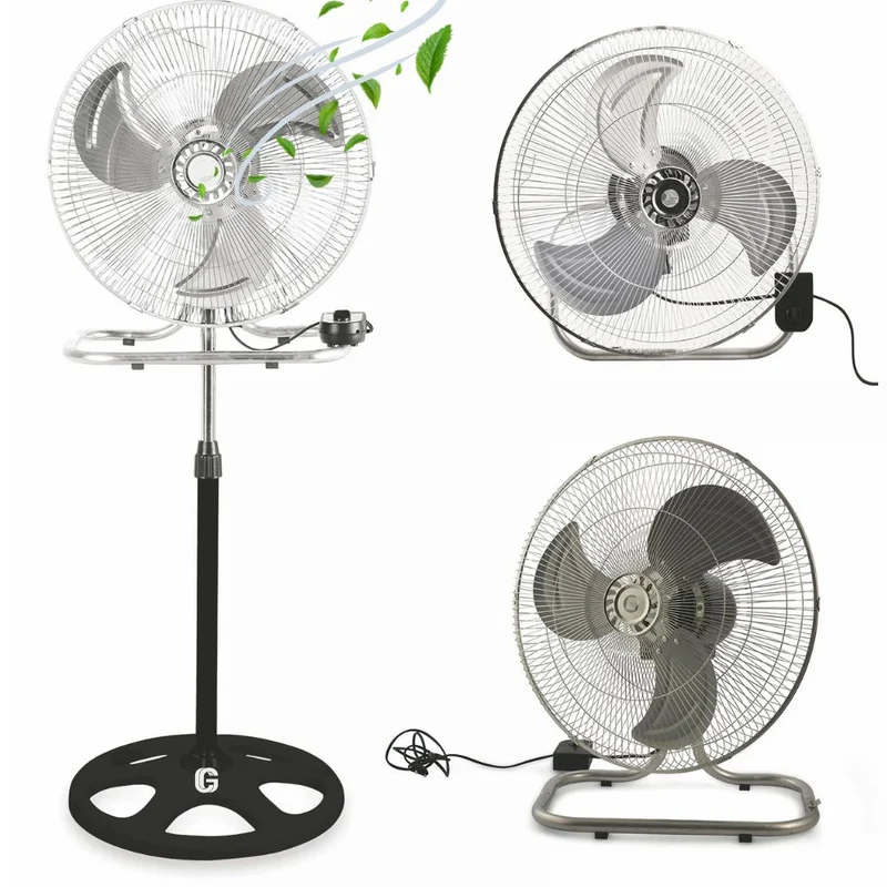Cecaro Group - Ventilatore 3 in 1 Piantana Tavolo Parete 65W