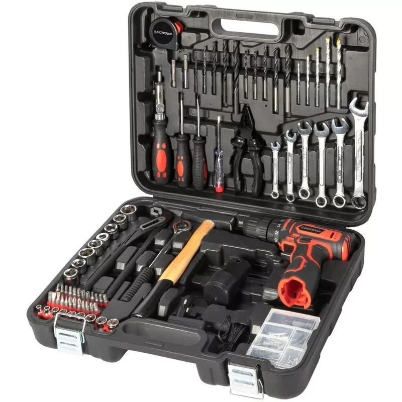 Cecaro Group - Trapano Avvitatore 12V con Valigetta 135 Accessori
