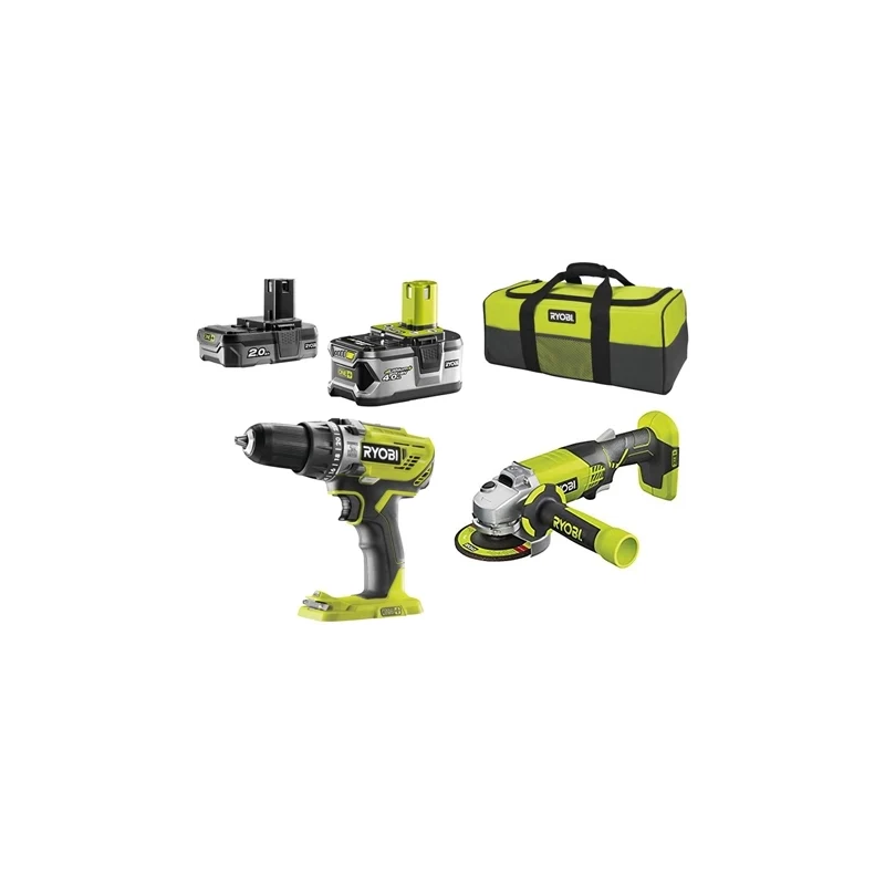 KIT trapano + smerigliatrice ryobi