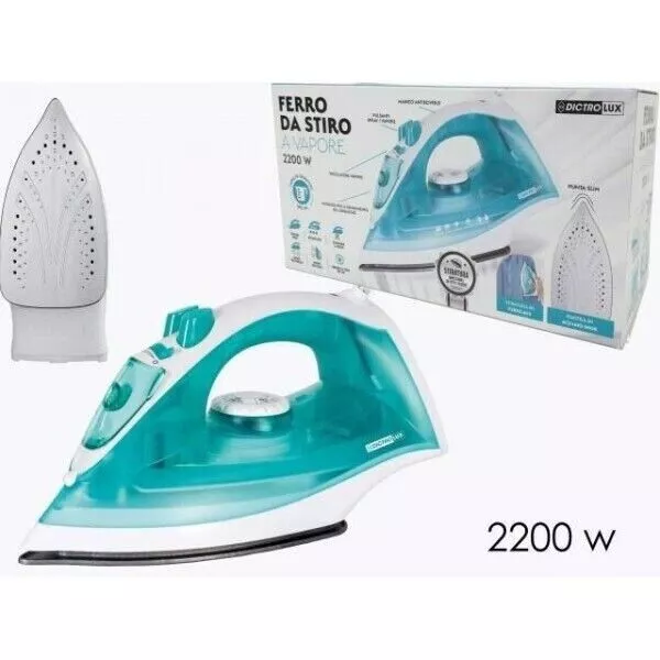 Cecaro Group - Ferro da Stiro a Vapore 2200W con Piastra in Ceramica