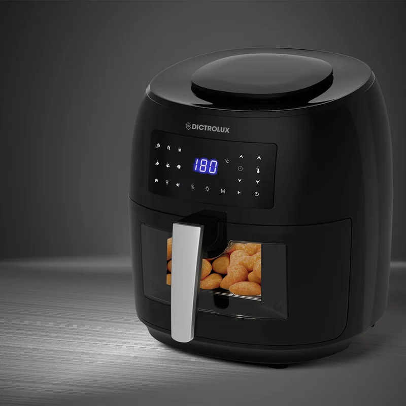 Cecaro Group - Friggitrice ad Aria Digitale 7,4 Litri 1800W