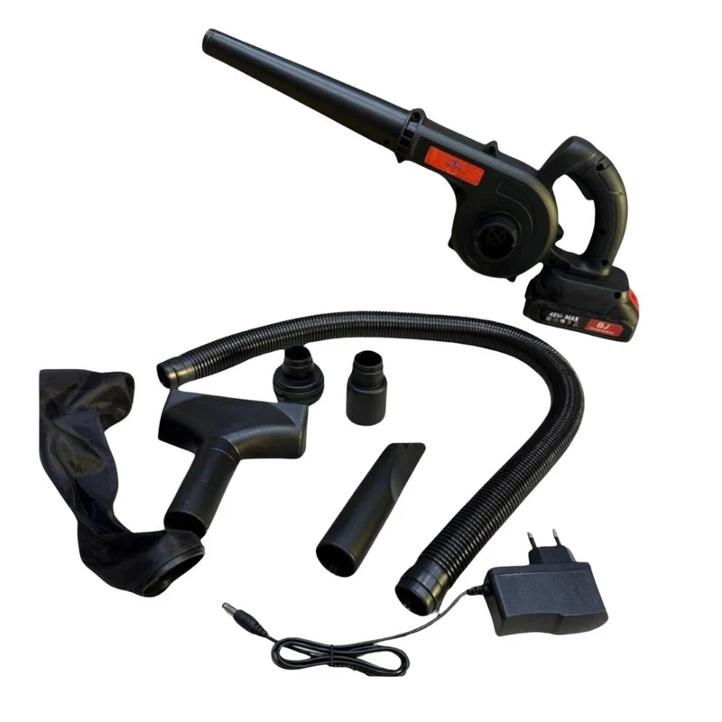 Cecaro Group - Soffiatore per Foglie a Batteria 48V con Sacco di Raccolta