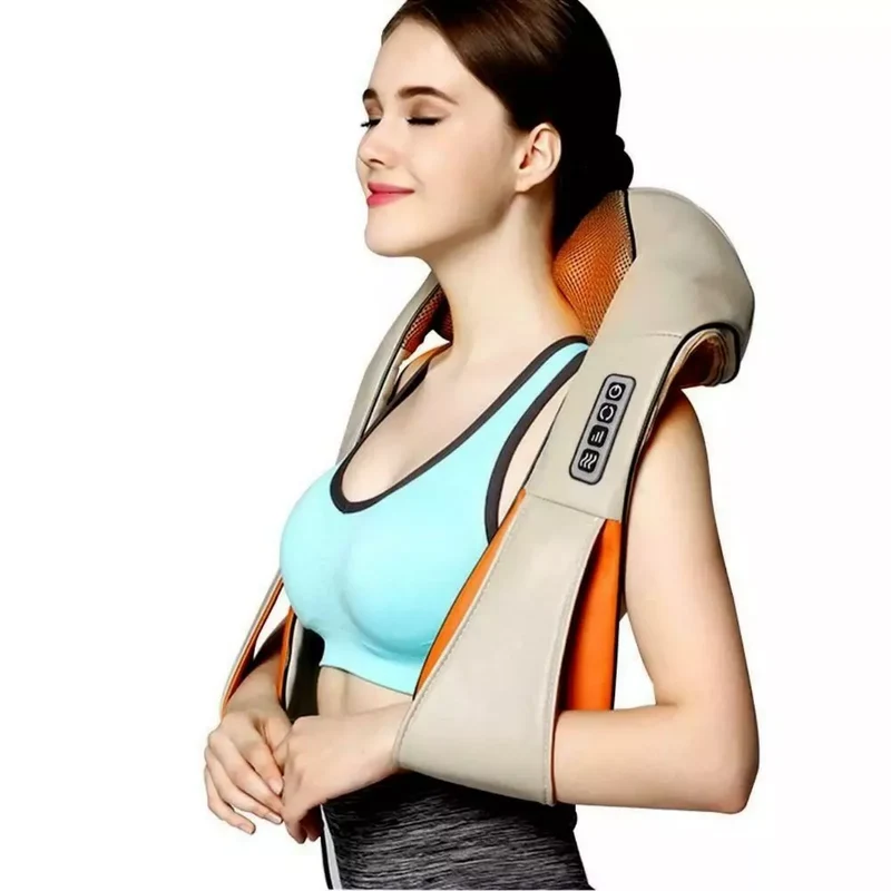 Cecaro Group - Massaggiatore Elettrico Shiatsu Cervicale e Collo con Calore
