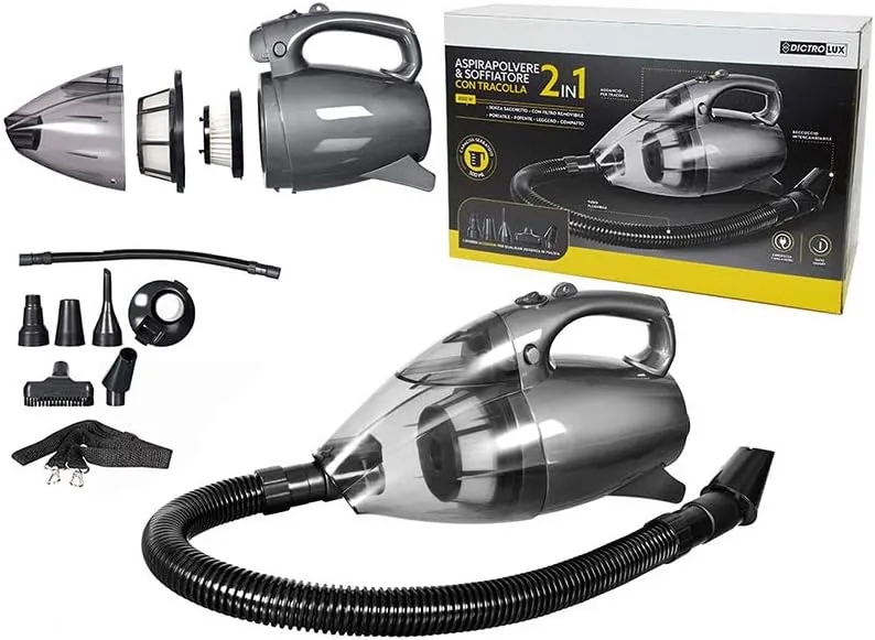 Dictrolux Aspirapolvere e Soffiatore 2 in 1 600 Watt