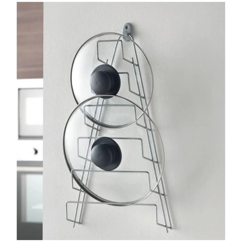 Metaltex Mango Porta Coperchi a 6 Posti 7x23x42 cm