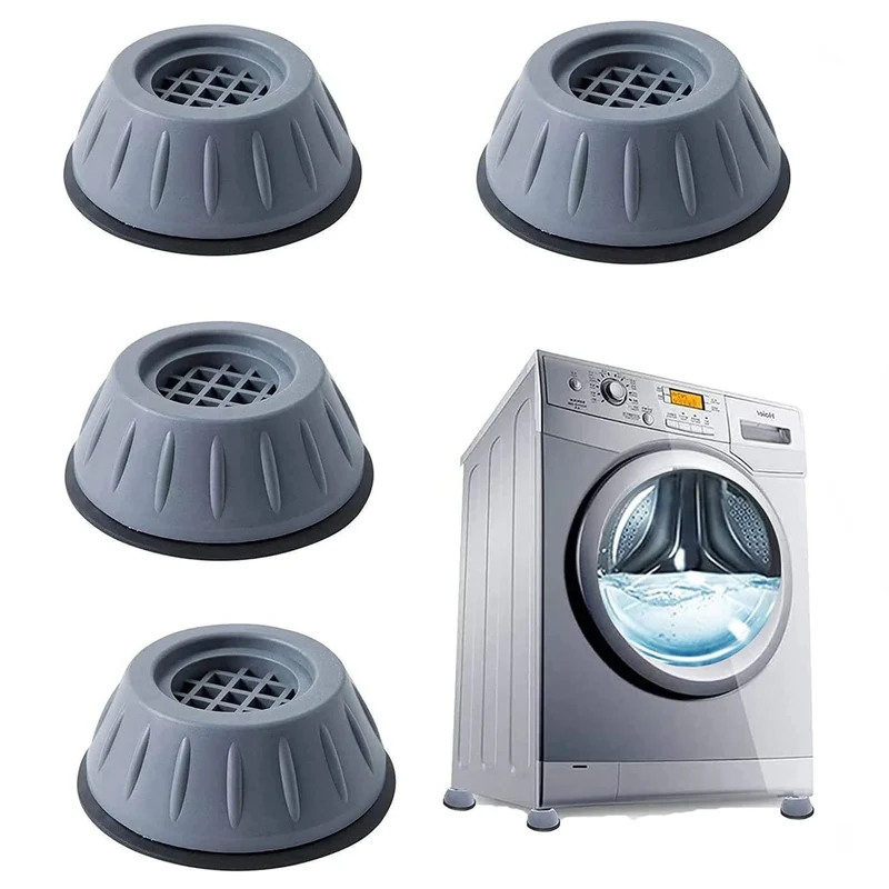 Cecaro Group - Set 4 Piedini Antivibrazione e Antiscivolo per Lavatrice