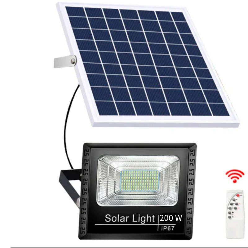 Cecaro Group - Faro Esterno Solare con Pannello Fotovoltaico 200W/400W/800W