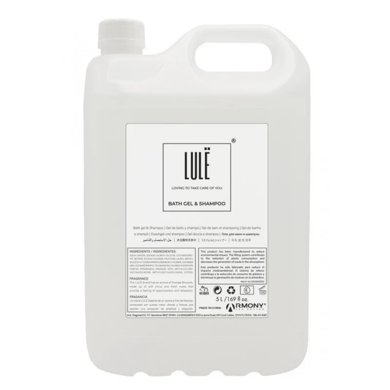 Garrafa Gel + Champú Lule x 5 litros